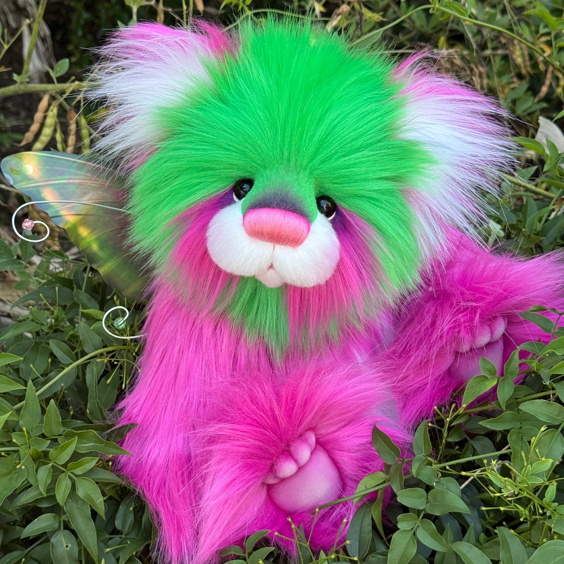 Nerissa Applesweet - 16" luxury faux fur bear by Emmas Bears - OOAK