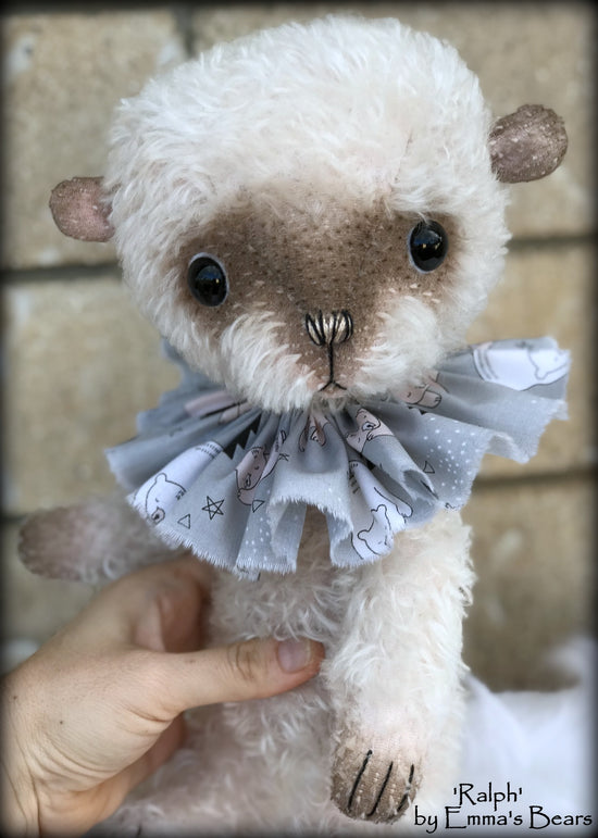 Ralph - 13" hand-dyed double thick mohair Artist Bear by Emma's Bears - Limited Edition