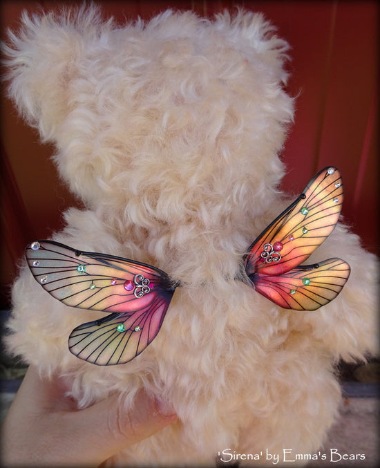 Sirena - 9IN hand dyed mohair bear by Emmas Bears - OOAK