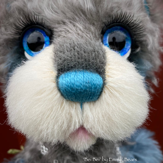 Bei Bei - 16" mohair artist panda bear by Emma's Bears  - OOAK