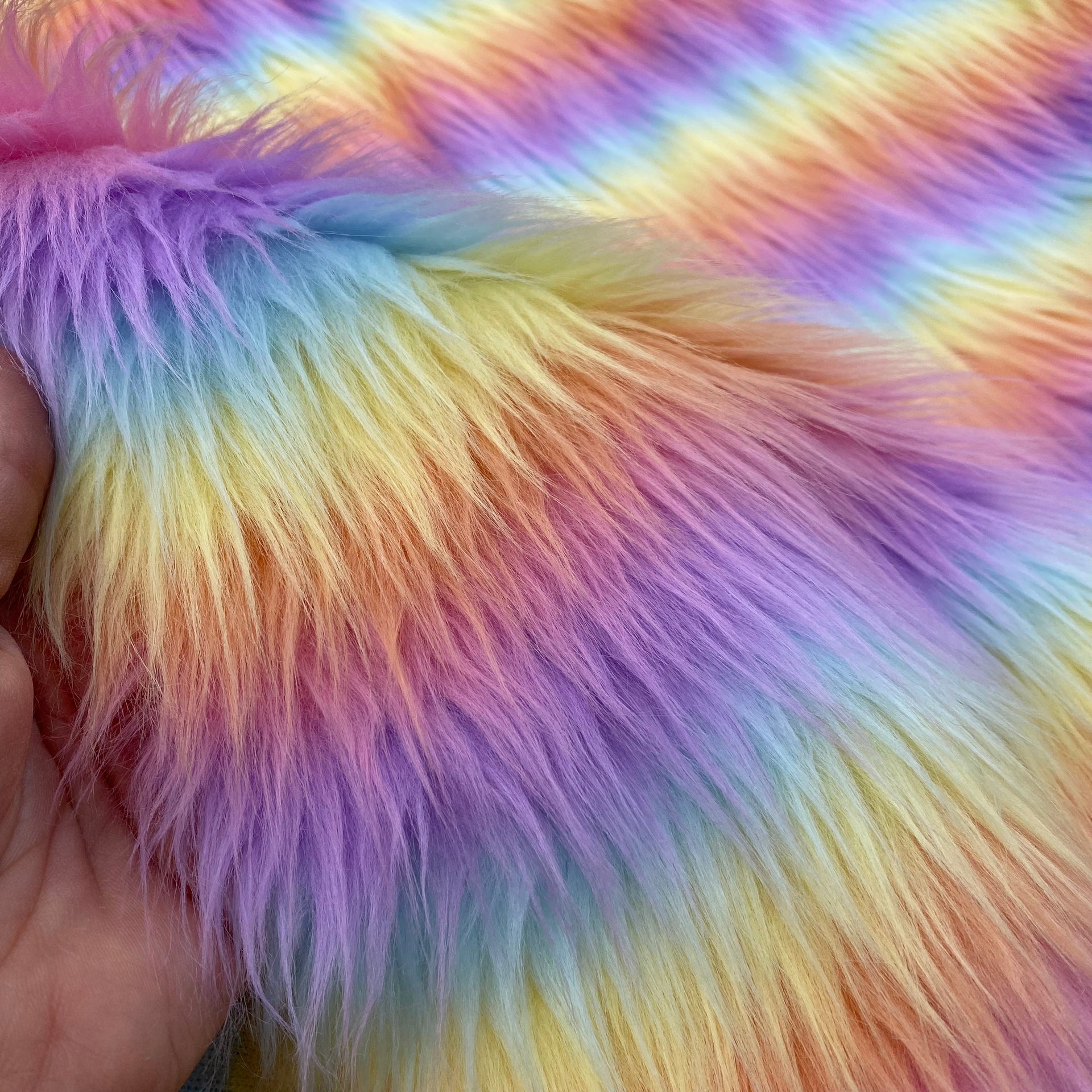 Pastel Rainbow - Faux Fur - Late 2022 Range