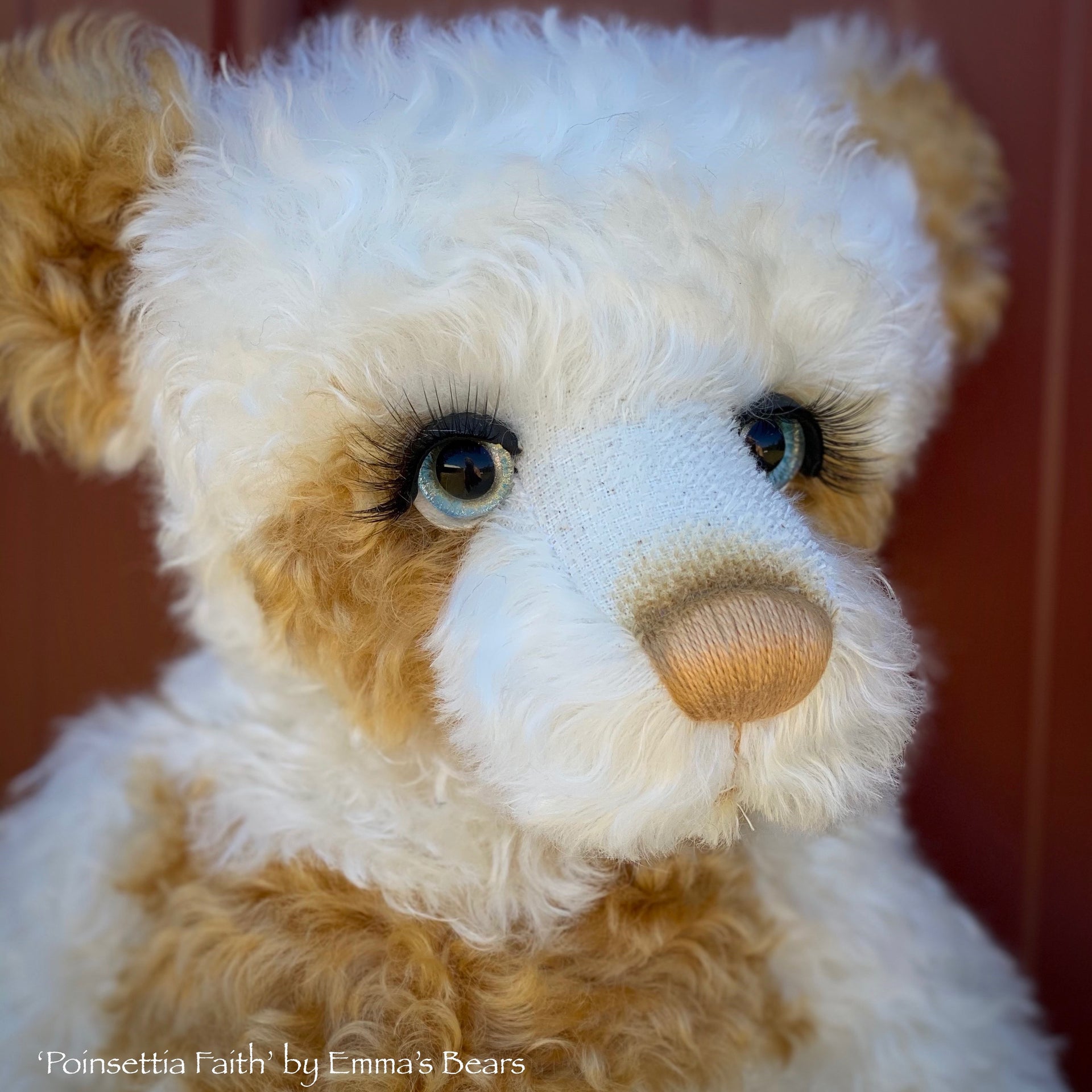 Jasmine - Ivory Curly Kid Mohair