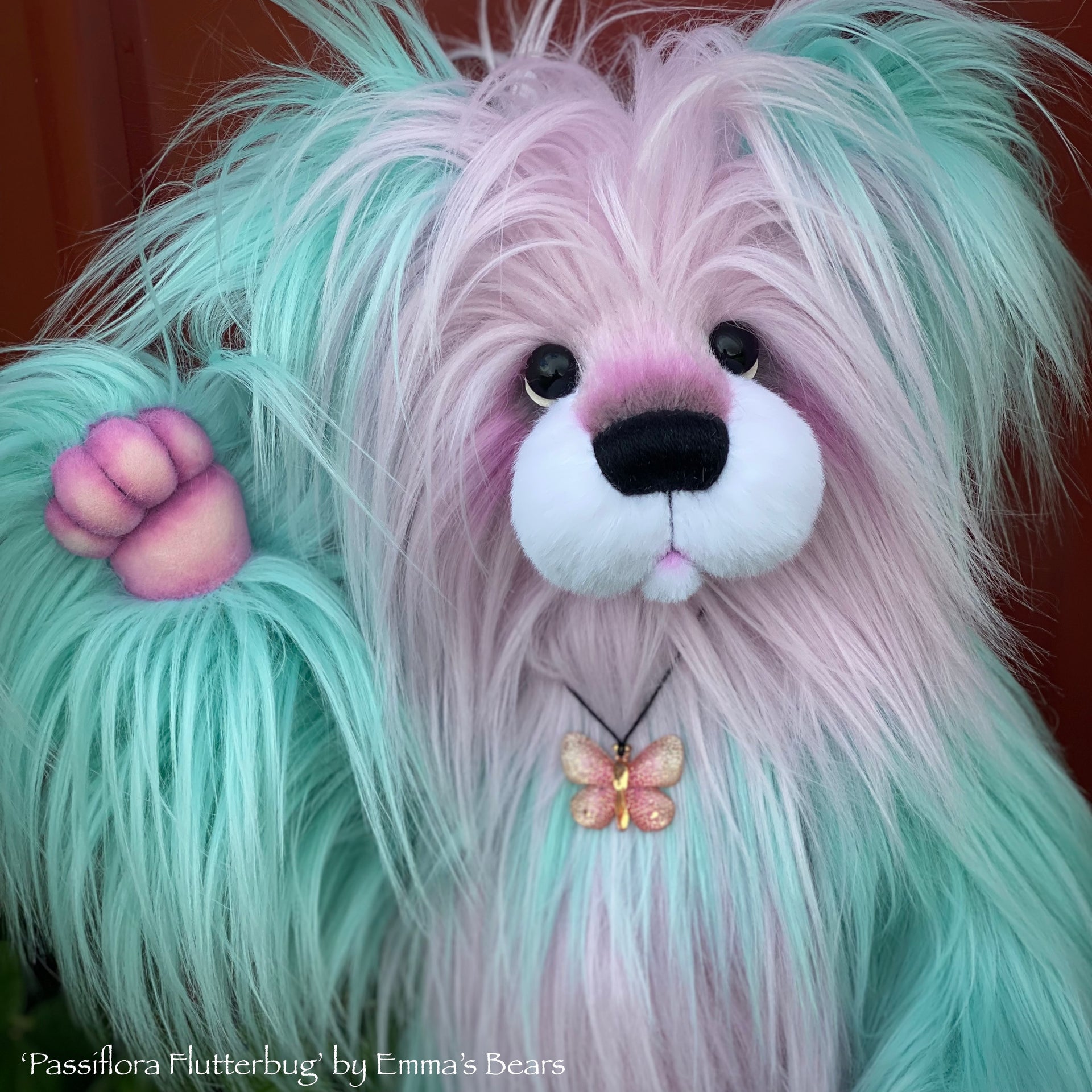 KITS - 15" Passiflora Flutterbug faux fur bear