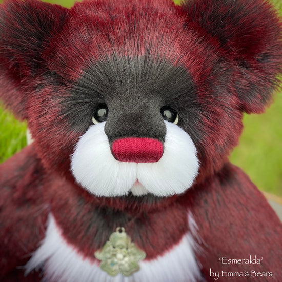 Esmeralda - 21" Faux Fur Artist Bear by Emma's Bears - OOAK