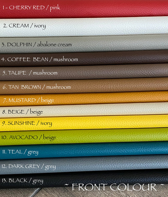 Paw Pad Faux Leather and Suede - 17 colours available