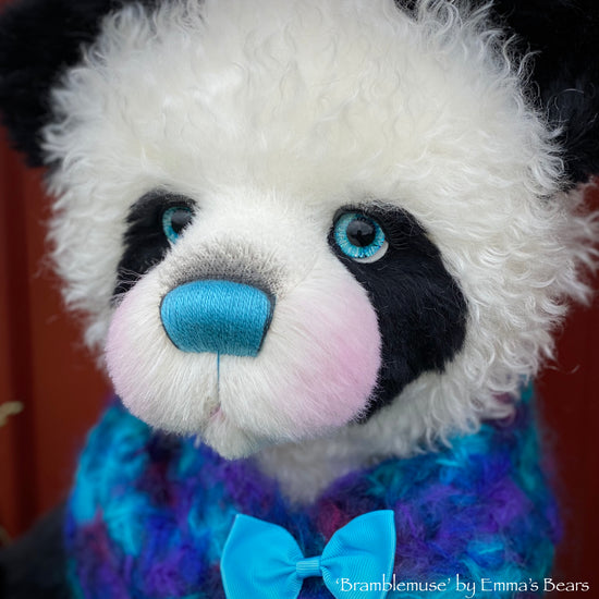Bramblemuse - 24" mohair artist panda bear by Emma's Bears  - OOAK