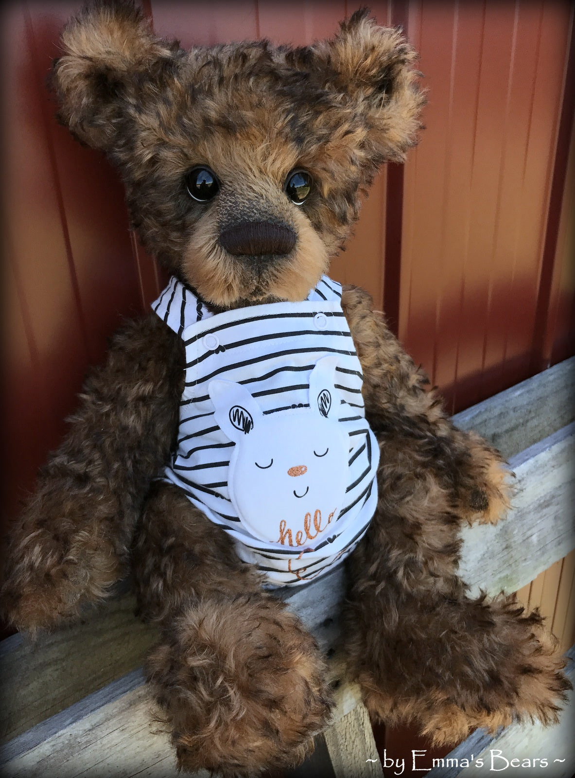 Toddler Atticus Asher - 18" Kid MOHAIR Artist toddler style Bear by Emmas Bears - OOAK