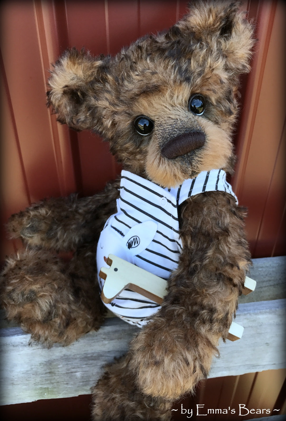 Toddler Atticus Asher - 18" Kid MOHAIR Artist toddler style Bear by Emmas Bears - OOAK