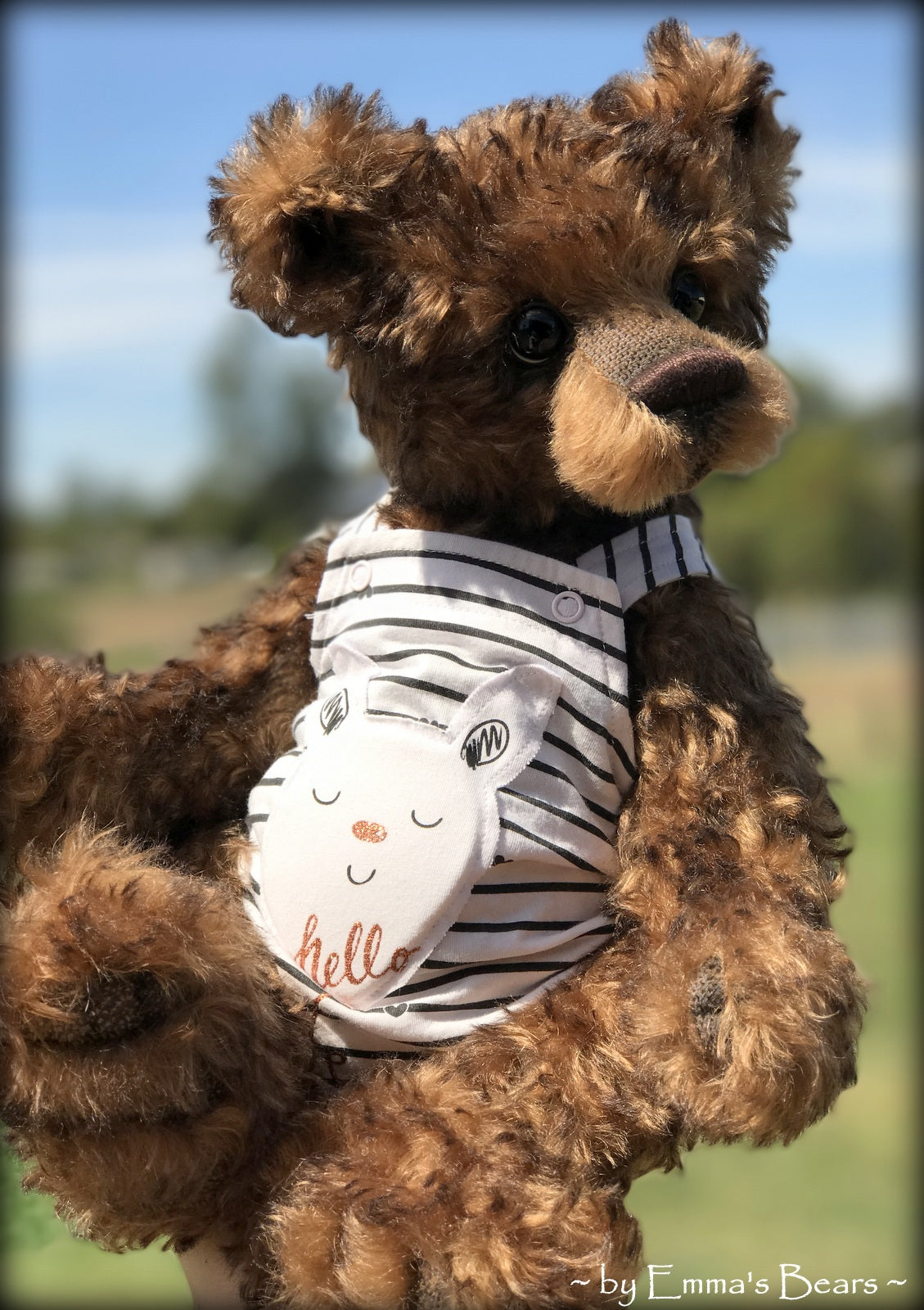 Toddler Atticus Asher - 18" Kid MOHAIR Artist toddler style Bear by Emmas Bears - OOAK