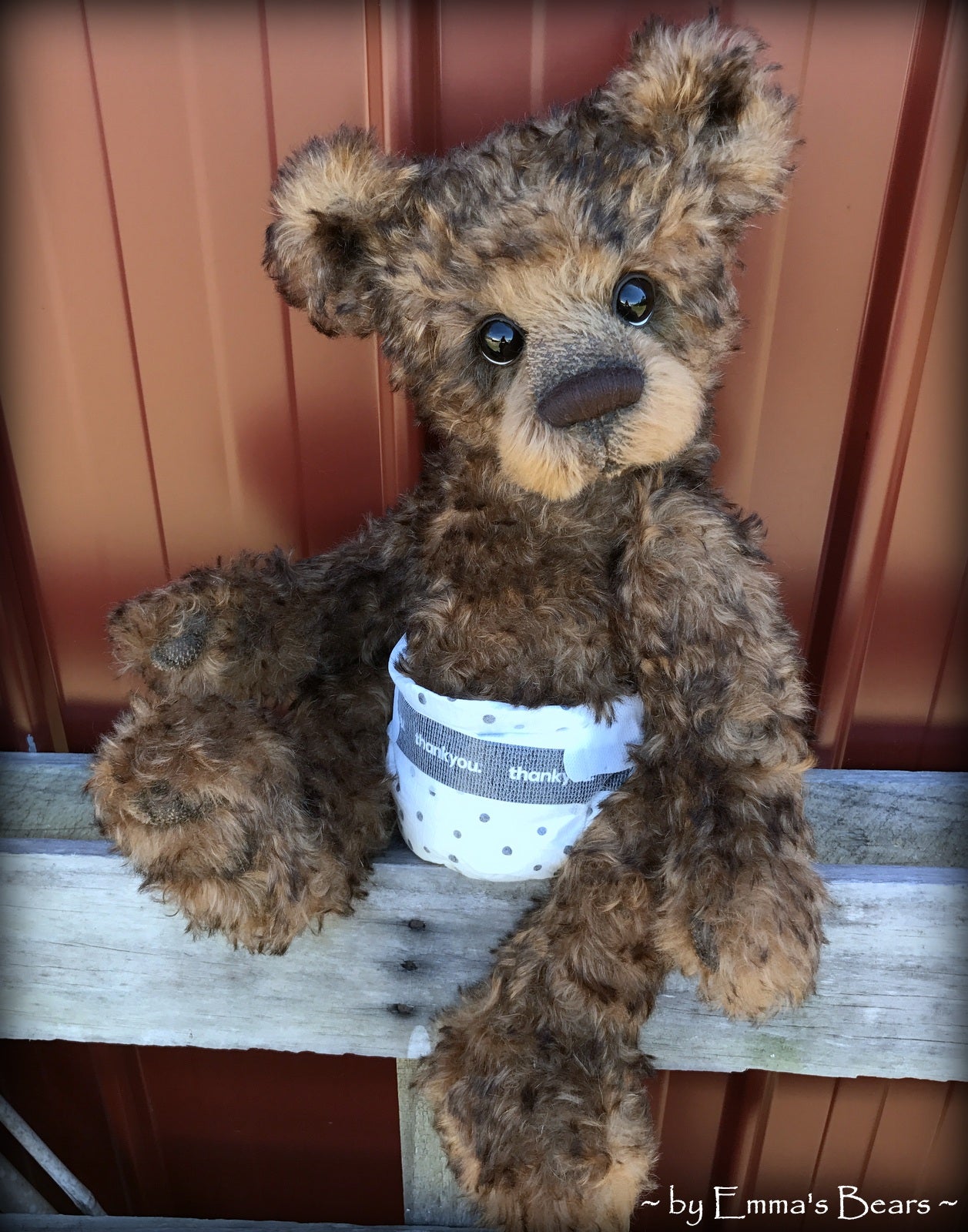 Toddler Atticus Asher - 18" Kid MOHAIR Artist toddler style Bear by Emmas Bears - OOAK