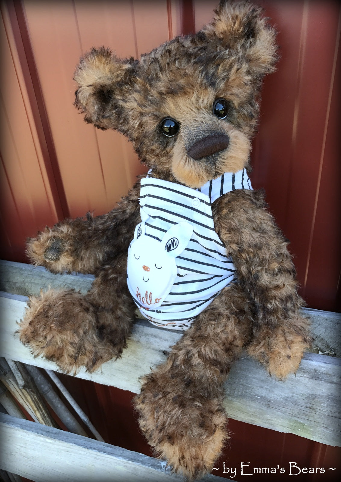 Toddler Atticus Asher - 18" Kid MOHAIR Artist toddler style Bear by Emmas Bears - OOAK