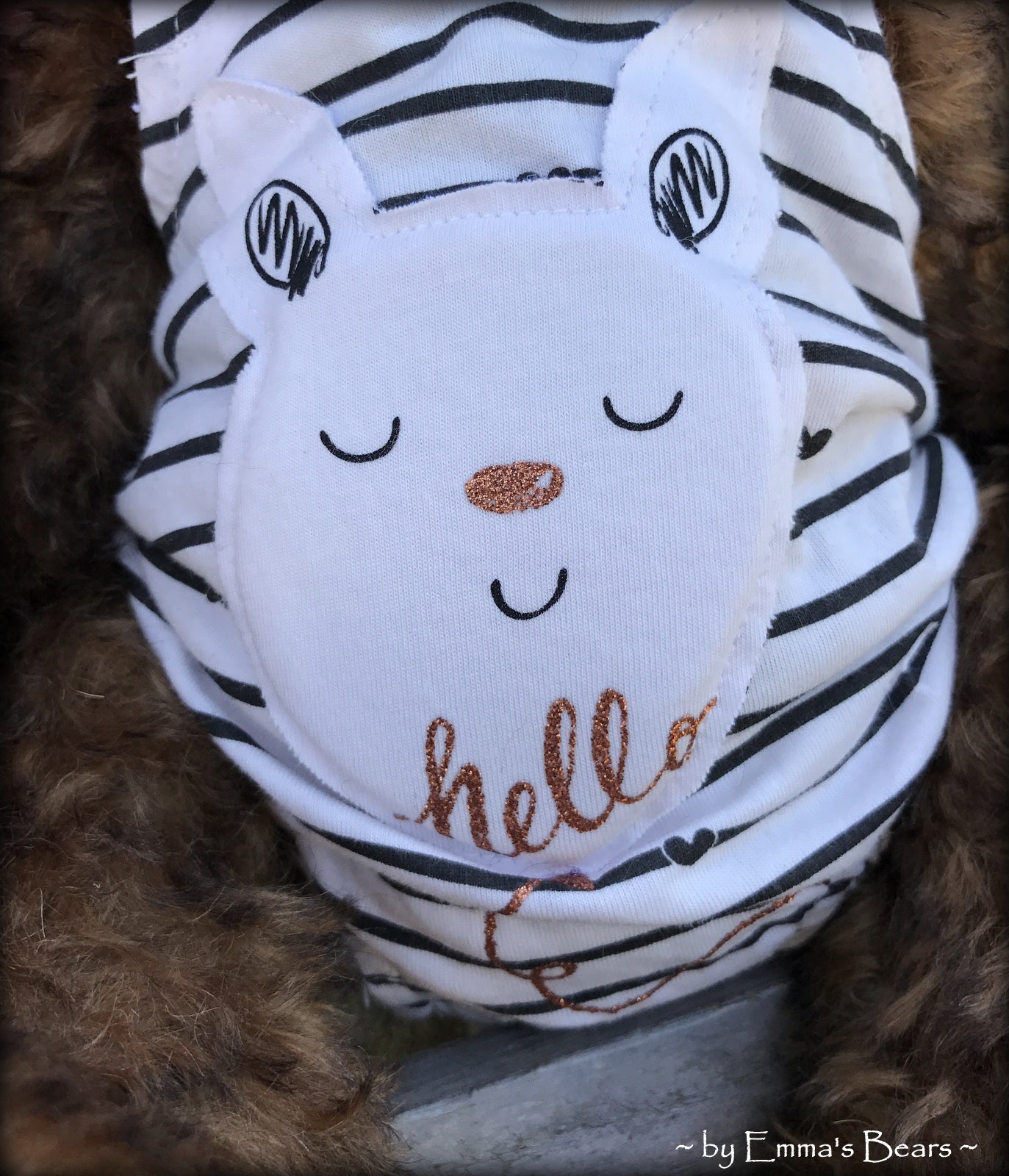 Toddler Atticus Asher - 18" Kid MOHAIR Artist toddler style Bear by Emmas Bears - OOAK