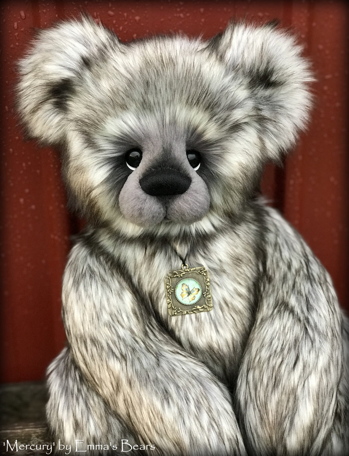 Mercury - 21IN faux fur bear by Emmas Bears - OOAK