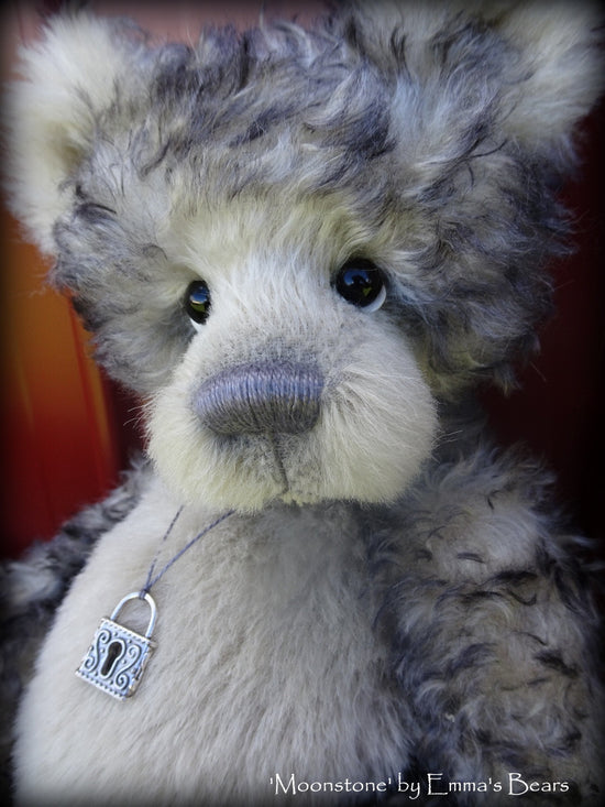 Moonstone - 15" kid mohair and alpaca artist bear  - OOAK by Emma's Bears