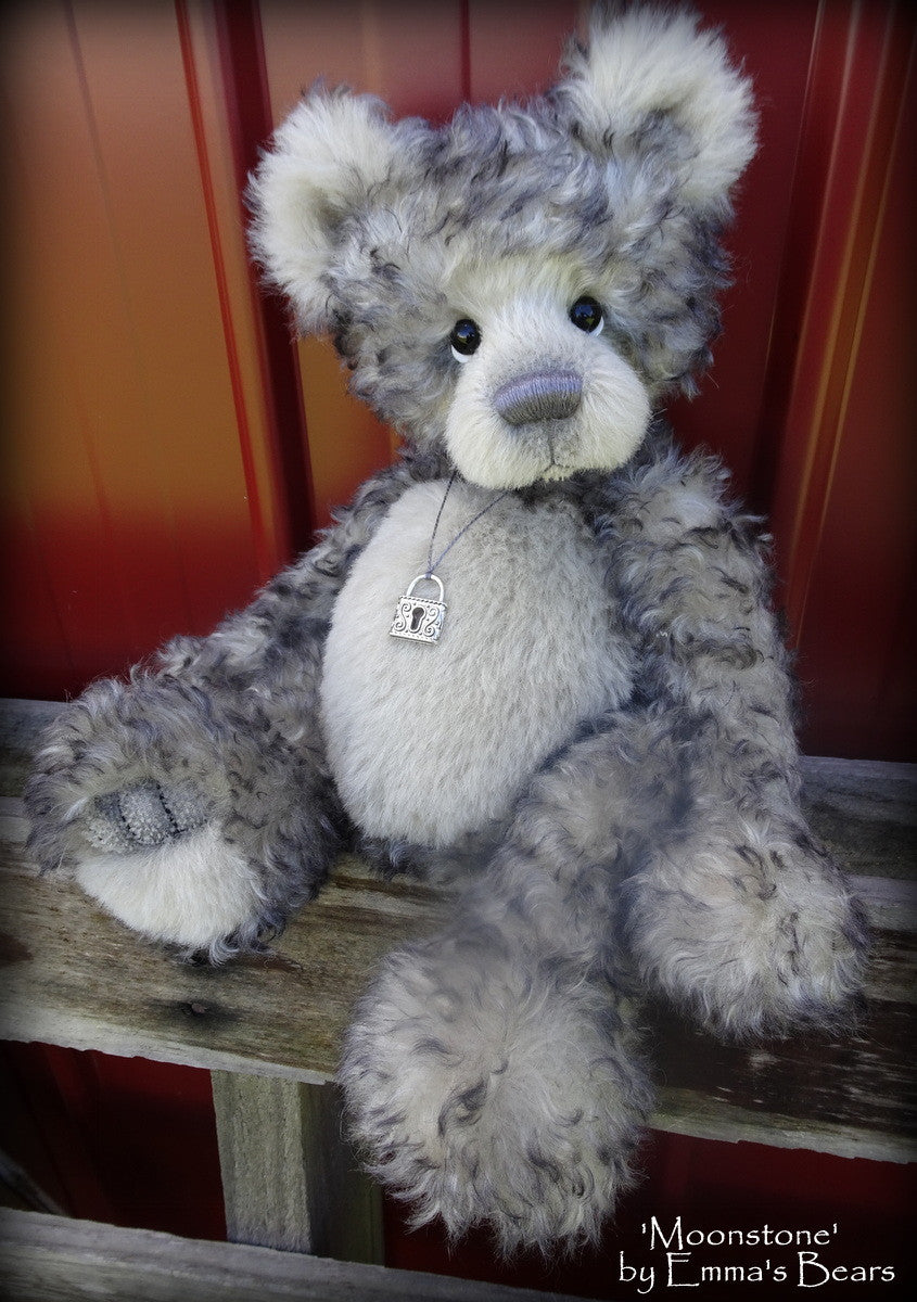 Moonstone - 15" kid mohair and alpaca artist bear  - OOAK by Emma's Bears