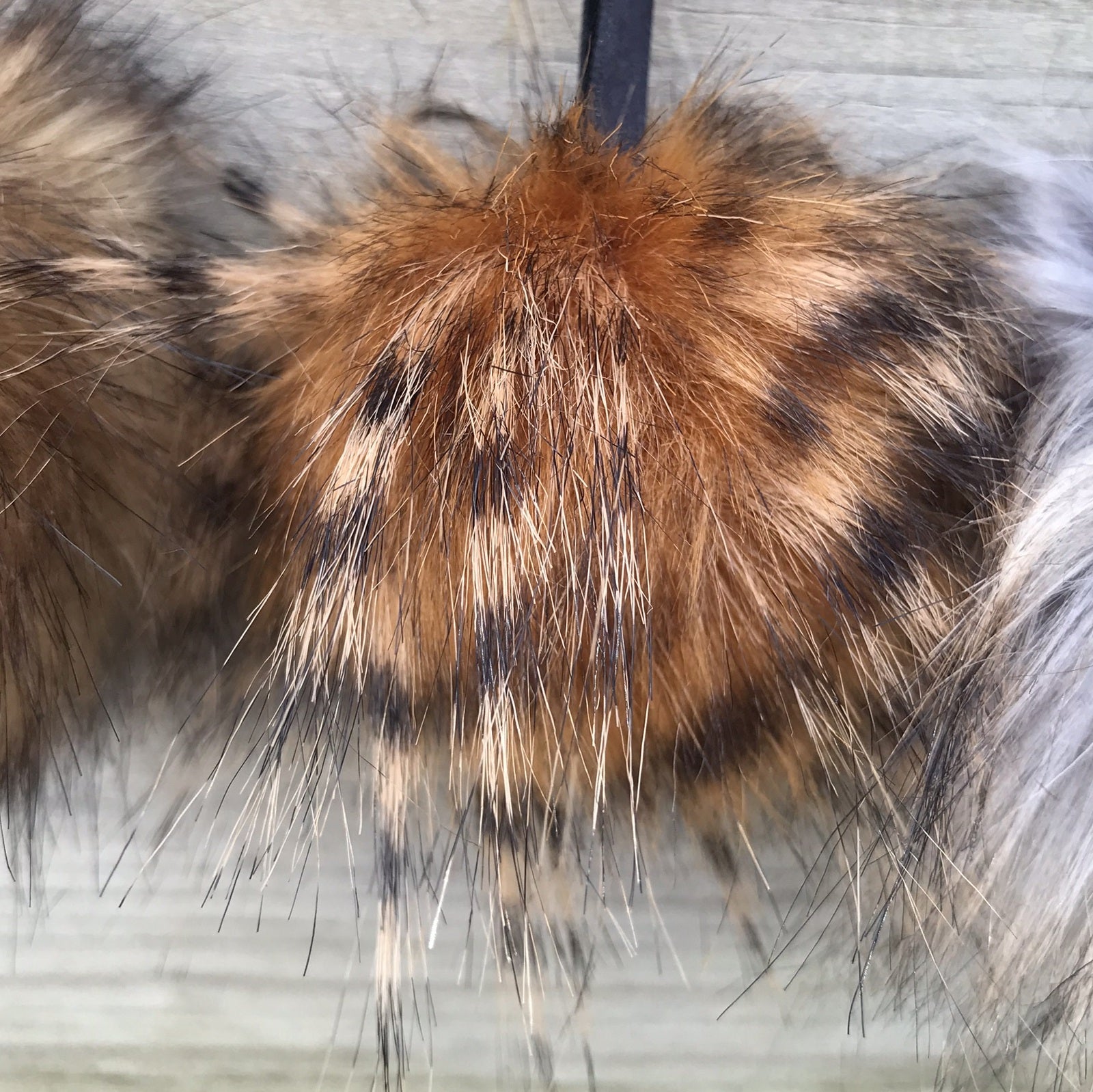 Pheasant Feather - Long Striped Feather Effect Faux Fur
