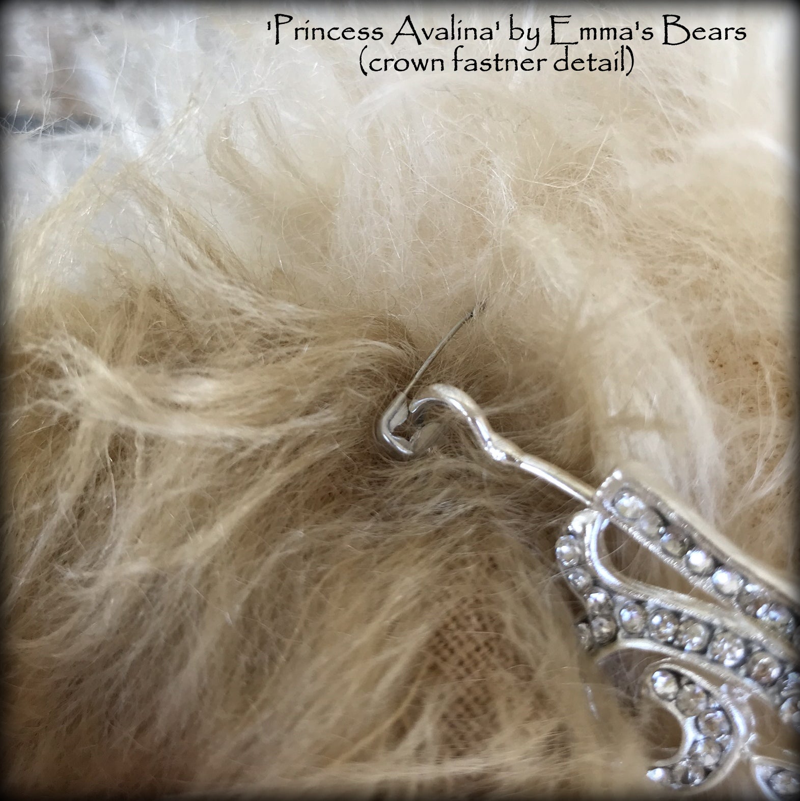 Princess Avalina - 29" Schulte Mohair Artist Bear by Emmas Bears - OOAK