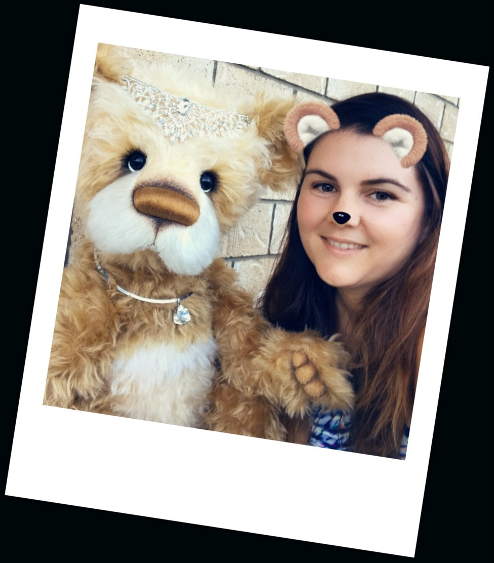 Princess Avalina - 29" Schulte Mohair Artist Bear by Emmas Bears - OOAK