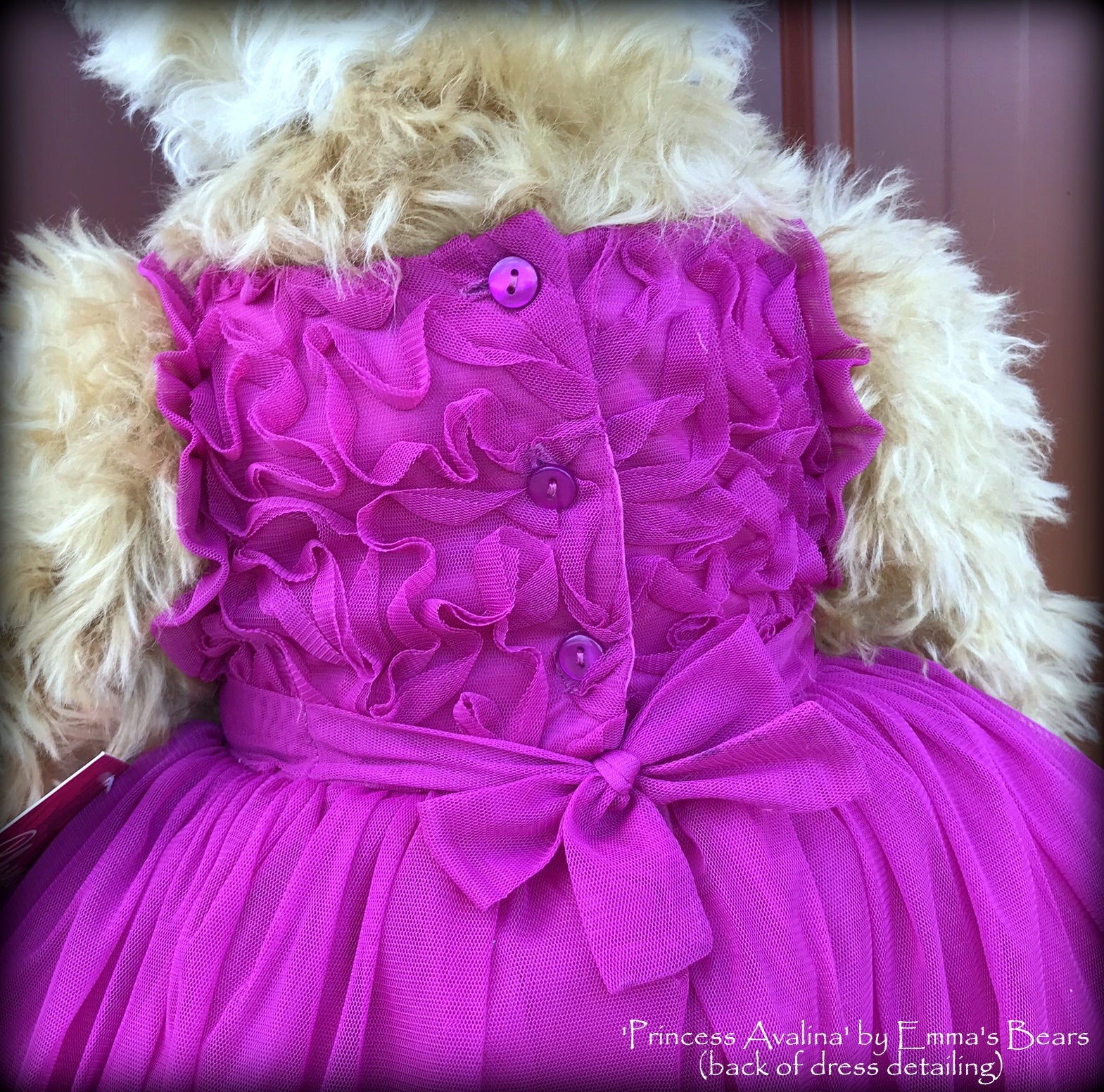 Princess Avalina - 29" Schulte Mohair Artist Bear by Emmas Bears - OOAK