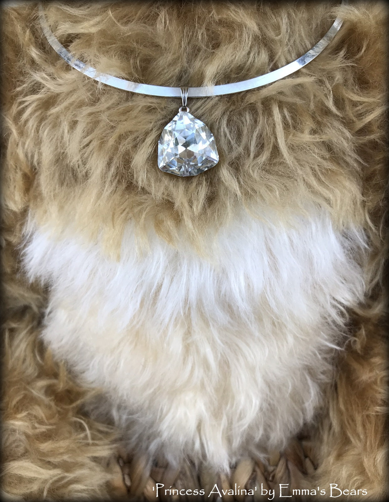 Princess Avalina - 29" Schulte Mohair Artist Bear by Emmas Bears - OOAK