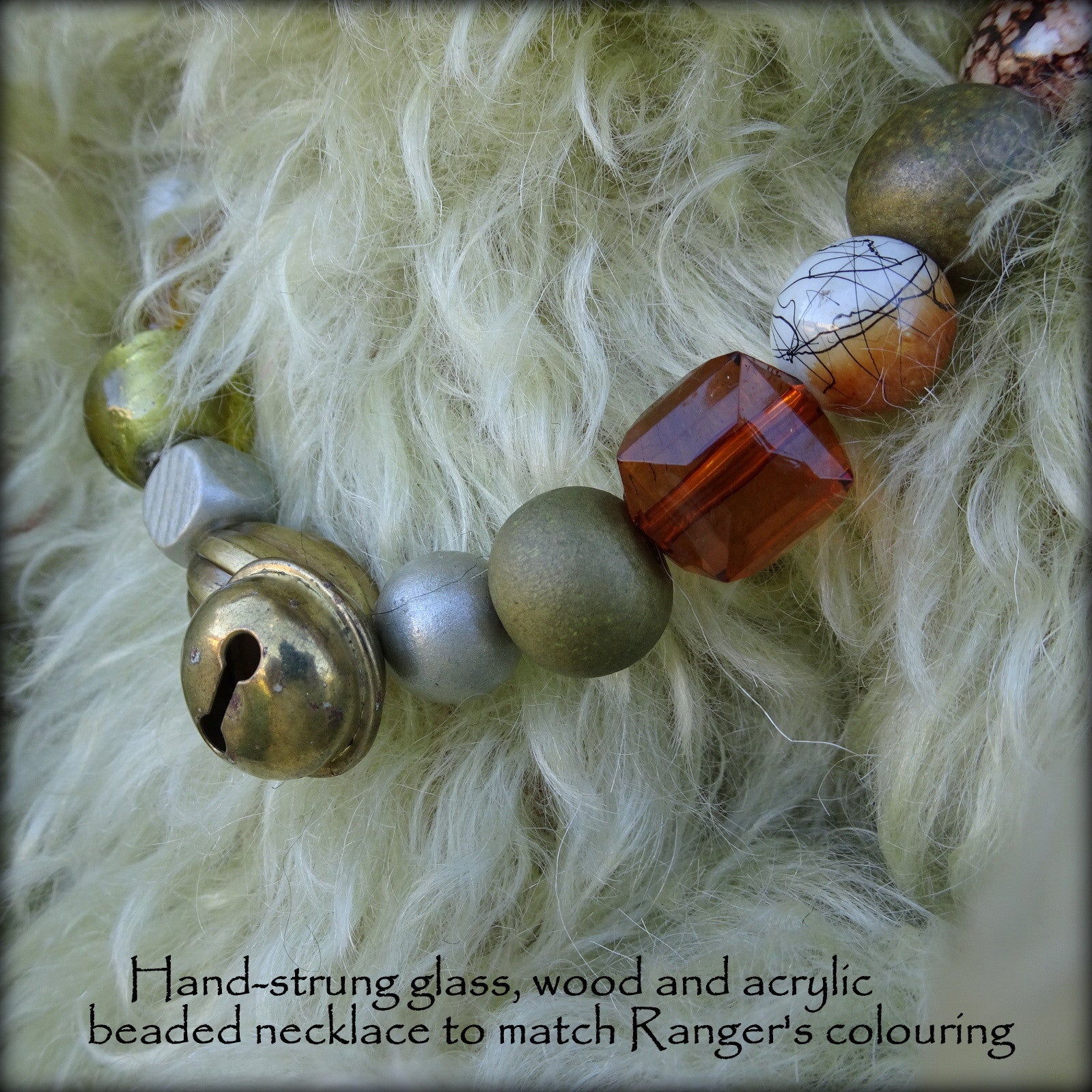 Ranger - 17" green hand dyed mohair artist bear by Emma's Bears  - OOAK