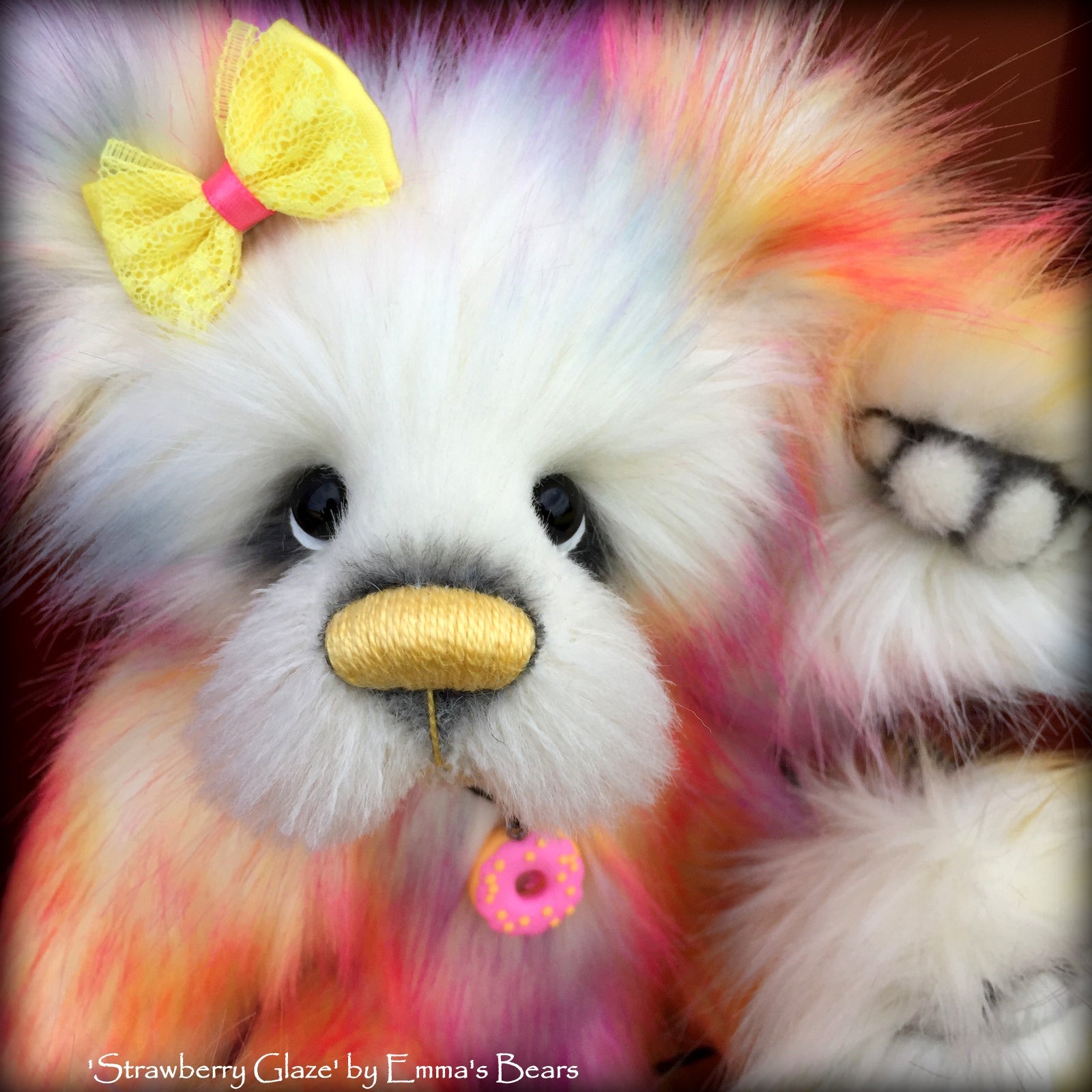 Summer Sunset - stunning tipped Faux Fur