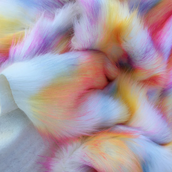 Summer Sunset - stunning tipped Faux Fur