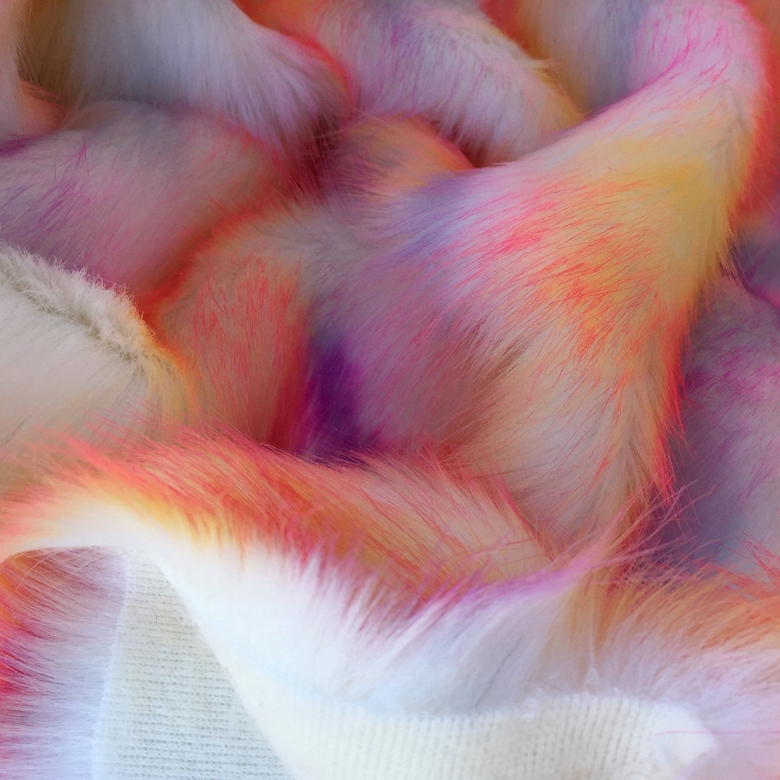 Summer Sunset - stunning tipped Faux Fur