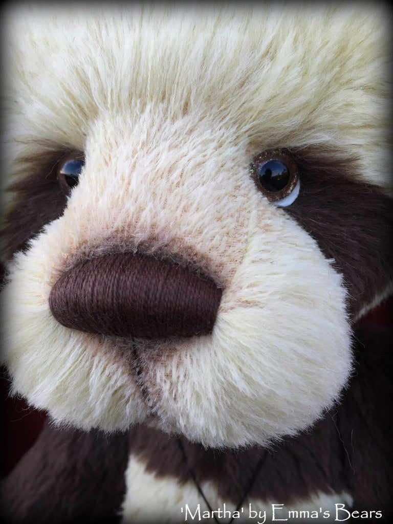 Martha and Theodore - 22" and 15" ALPACA artist bear set  - OOAK by Emma's Bears