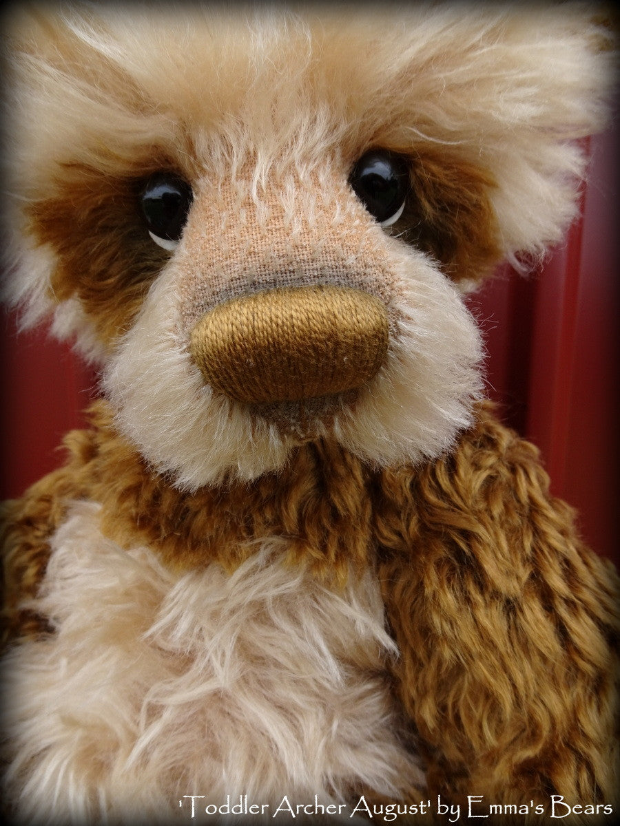 Toddler Archer August - 22in MOHAIR Artist toddler style Bear by Emmas Bears - OOAK