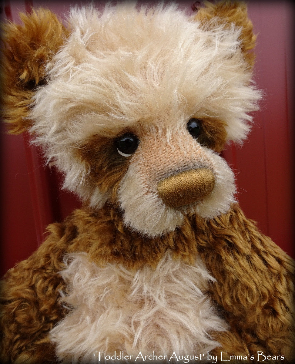 Toddler Archer August - 22in MOHAIR Artist toddler style Bear by Emmas Bears - OOAK