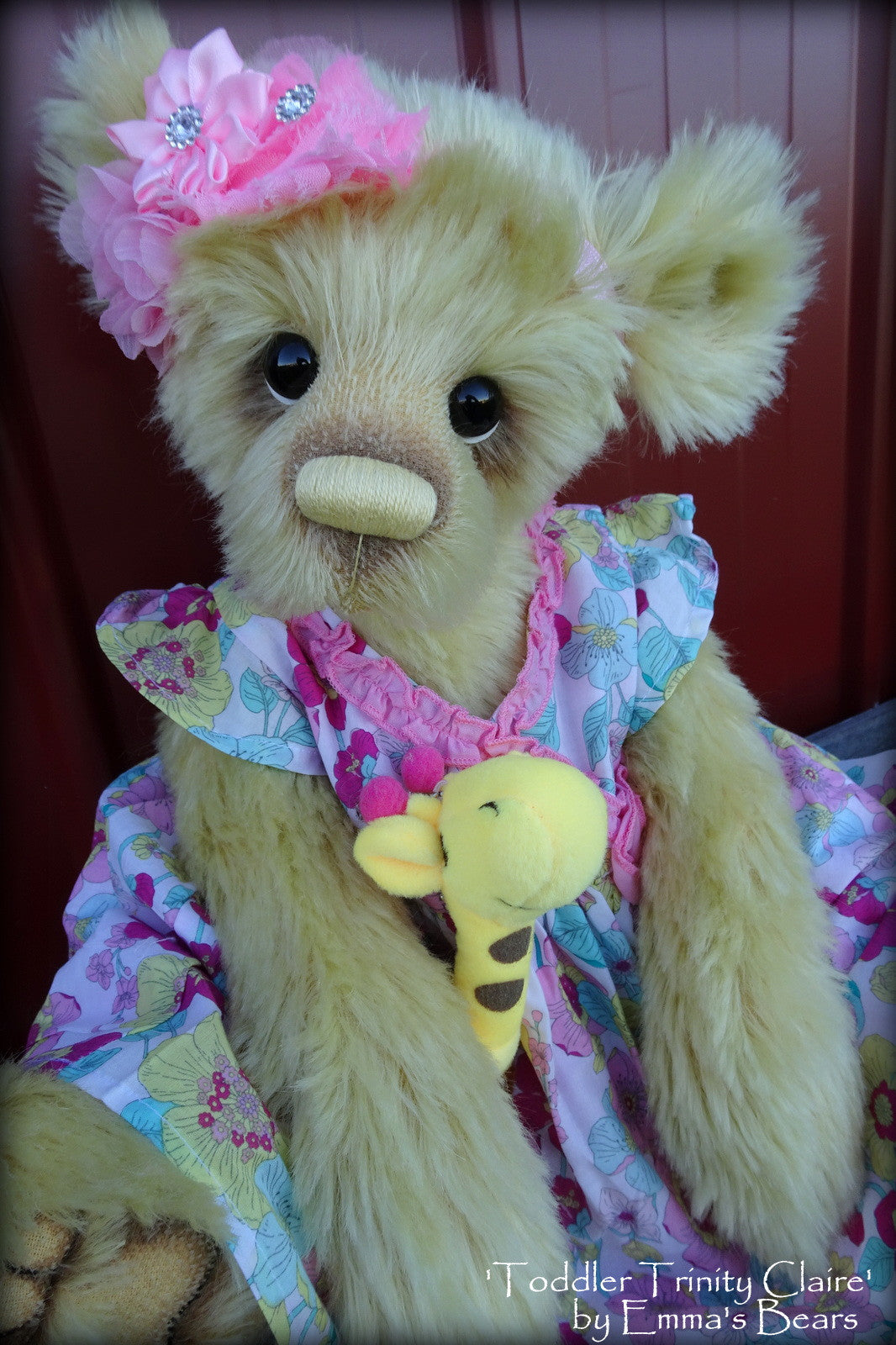 Toddler Trinity Claire - 20in MOHAIR Artist toddler style Bear by Emmas Bears - OOAK
