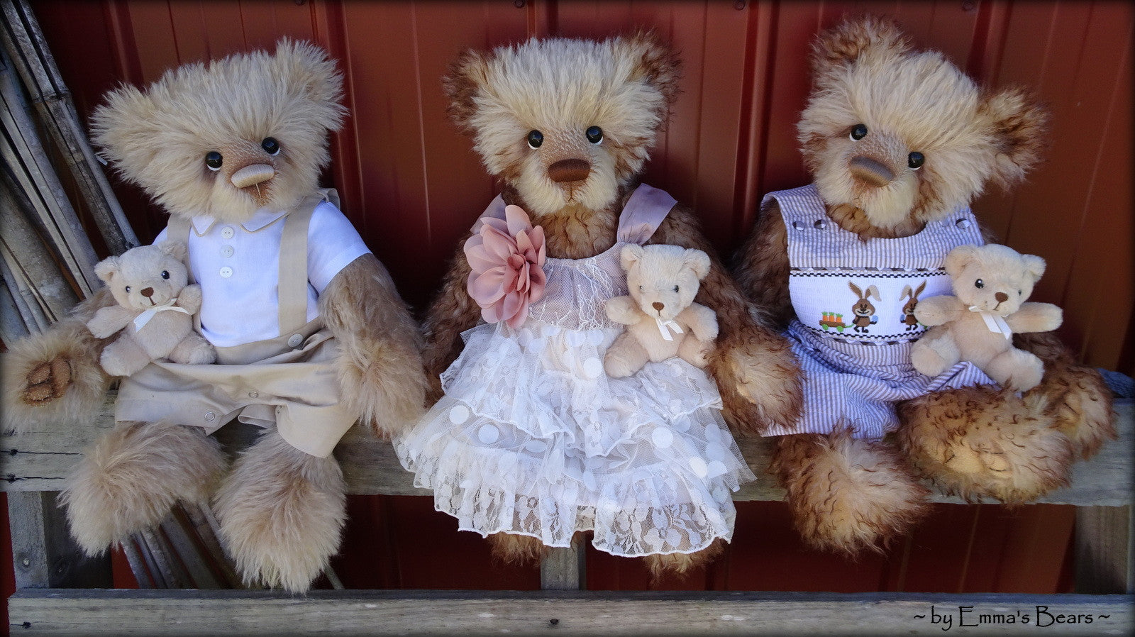Toddler Walter Fred - 22" MOHAIR Artist toddler style Bear by Emmas Bears - OOAK