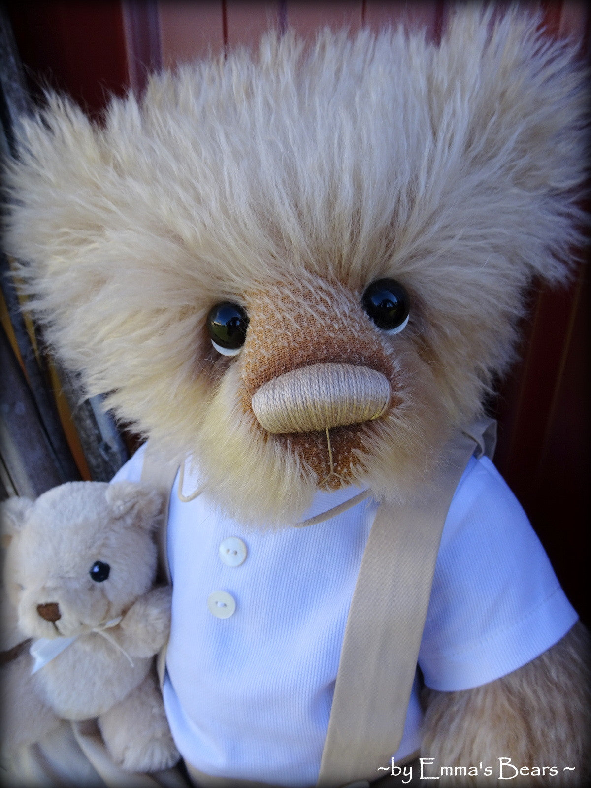 Toddler Walter Fred - 22" MOHAIR Artist toddler style Bear by Emmas Bears - OOAK