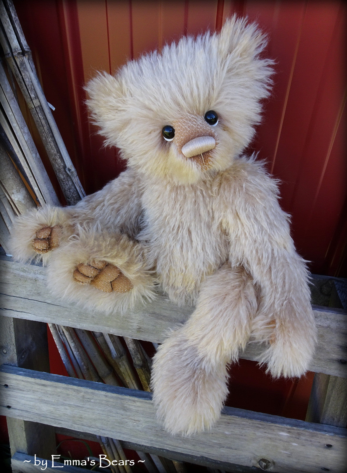 Toddler Walter Fred - 22" MOHAIR Artist toddler style Bear by Emmas Bears - OOAK