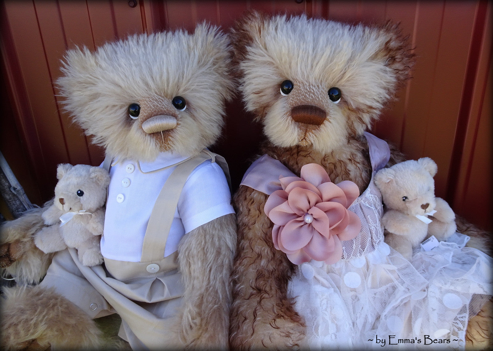 Toddler Walter Fred - 22" MOHAIR Artist toddler style Bear by Emmas Bears - OOAK