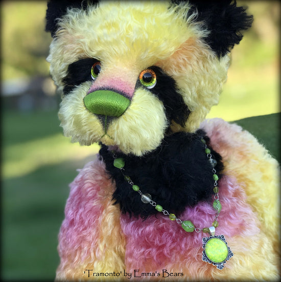 Tramonto - 19in hand dyed mohair Artist Bear by Emmas Bears - OOAK