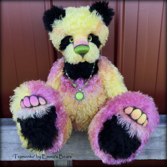 Tramonto - 19in hand dyed mohair Artist Bear by Emmas Bears - OOAK