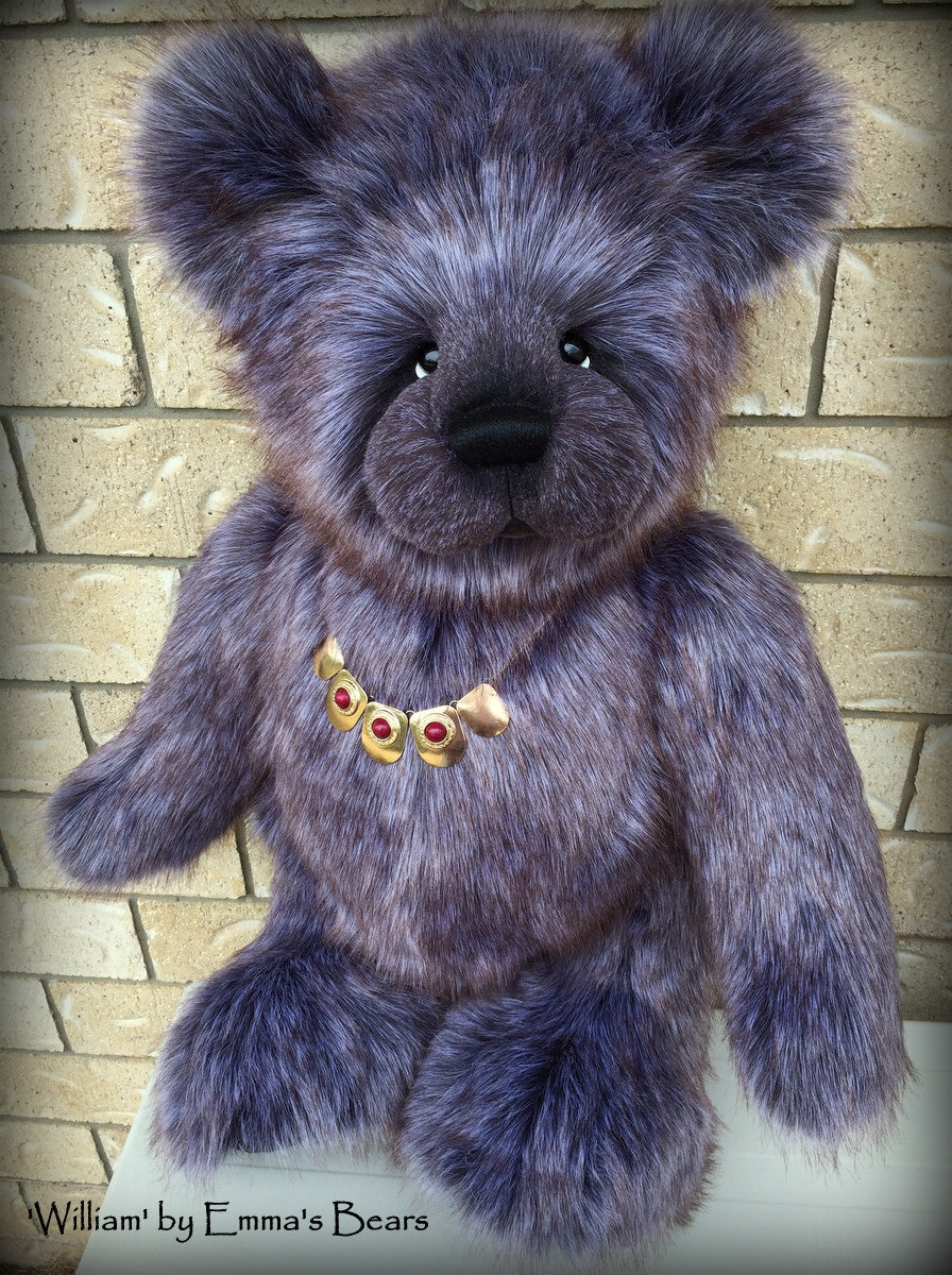 William - 33in Faux Fur Artist Bear by Emmas Bears - OOAK