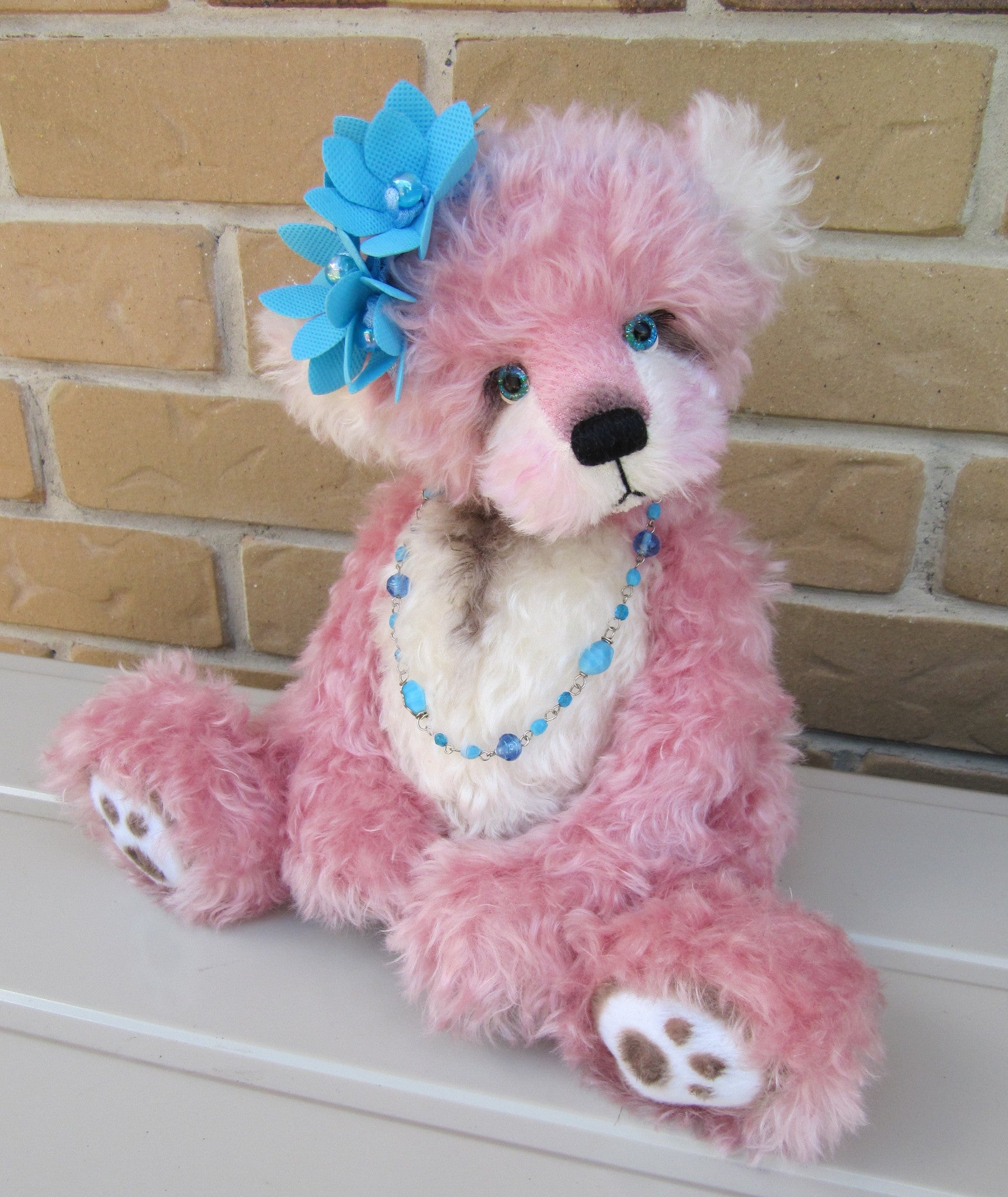 Jasmine - Ivory Curly Kid Mohair