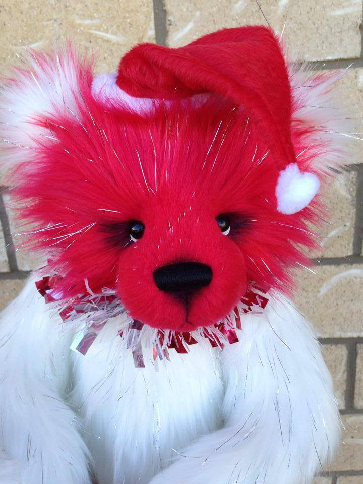 Red Riot Sparkle - Faux Fur