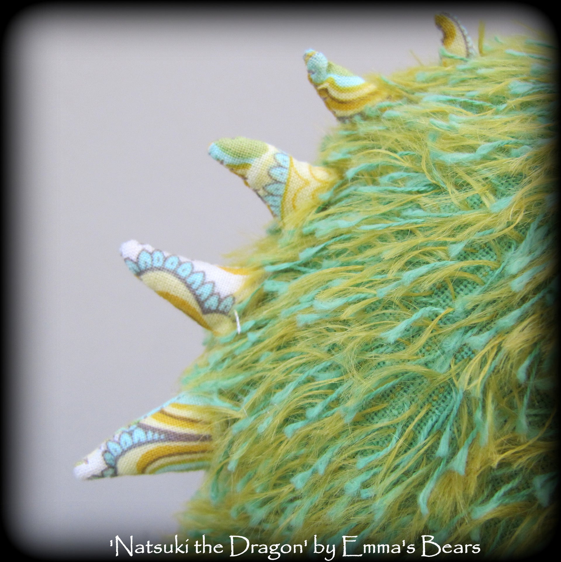 Natsuki DRAGON - 15in MOHAIR Artist Baby Dragon by Emmas Bears - OOAK