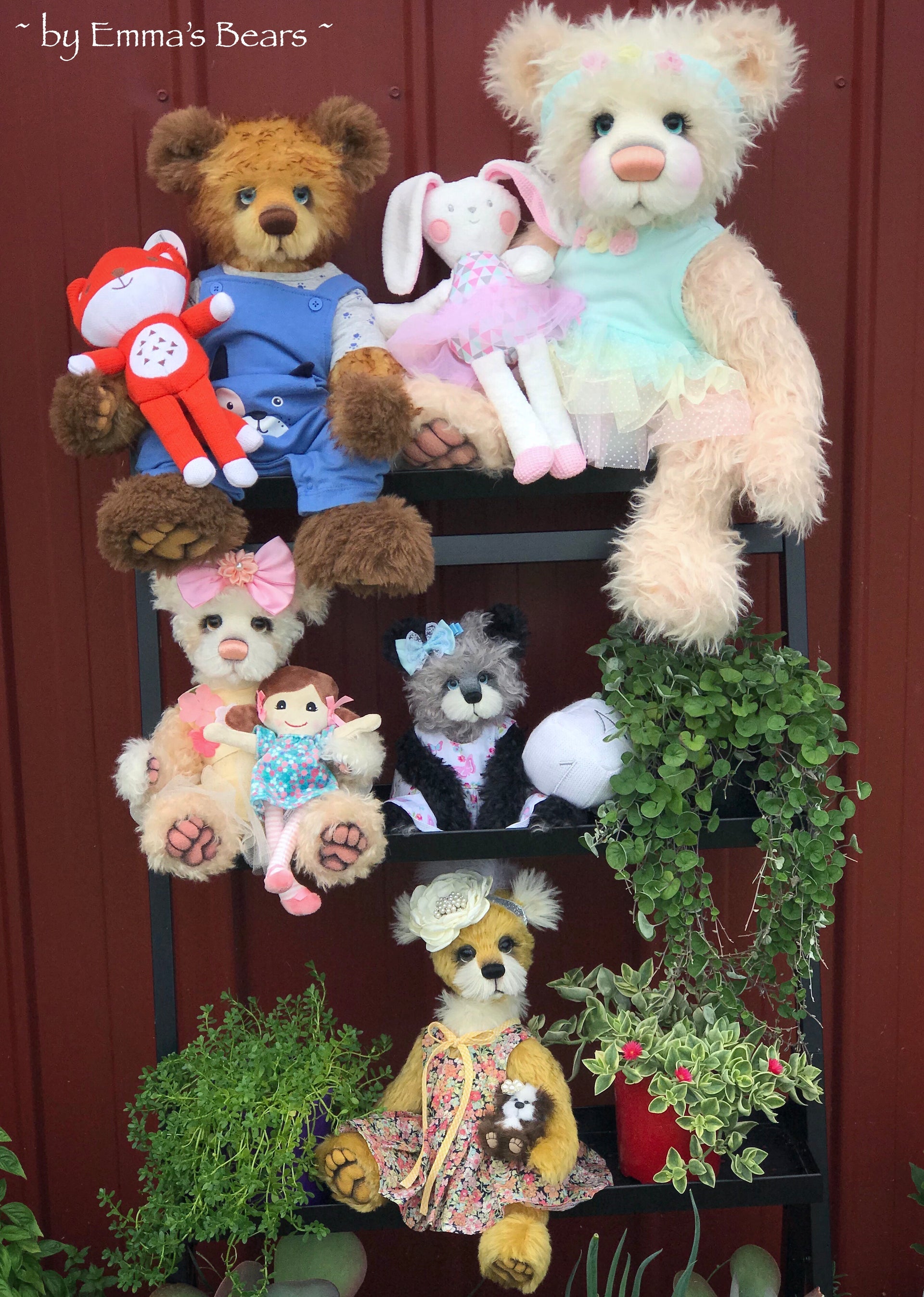 Bram Darcy - 21" Mohair and Alpaca Toddler Artist Bear by Emma's Bears - OOAK
