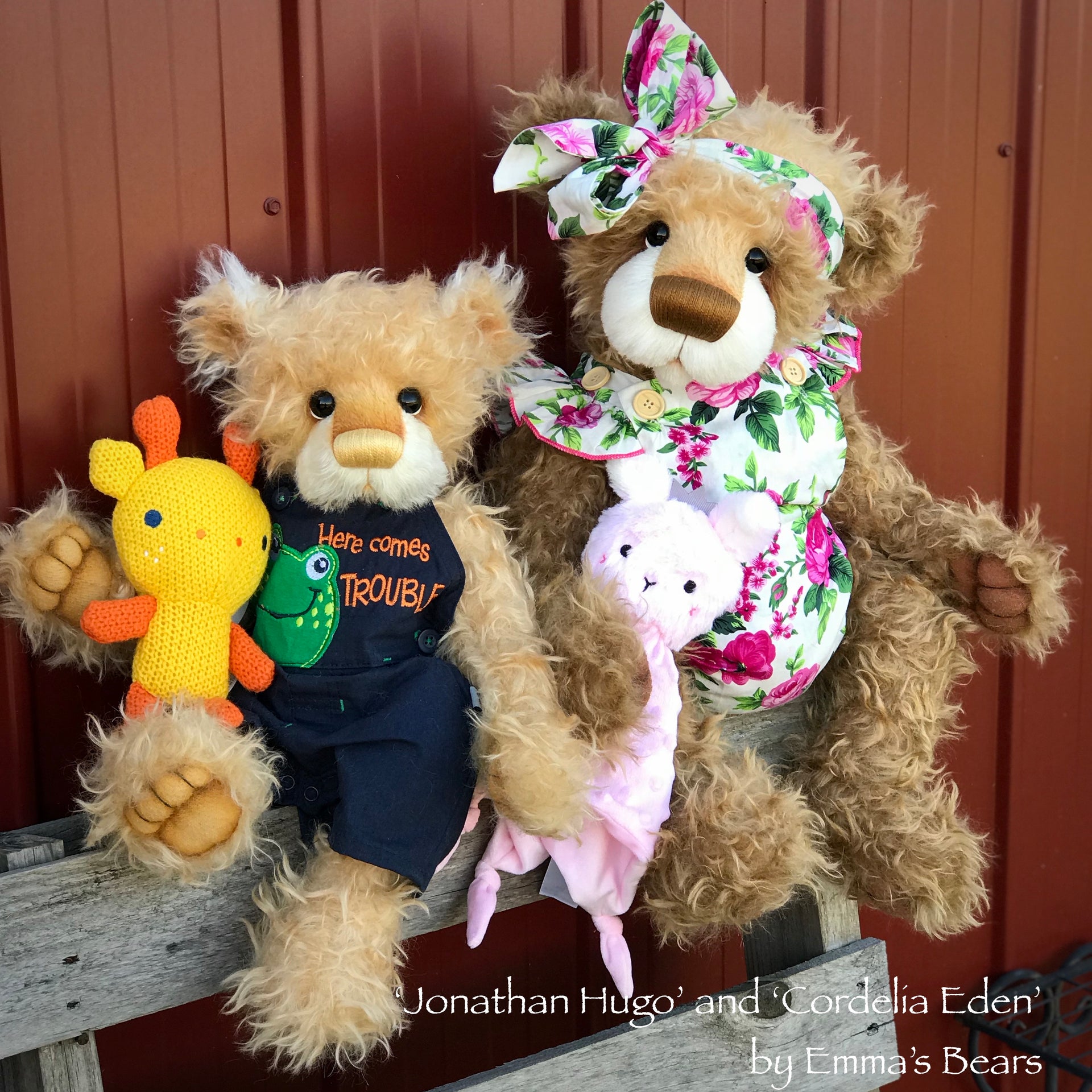 Jonathan Hugo - 18" Mohair Toddler Artist Bear by Emma's Bears - OOAK