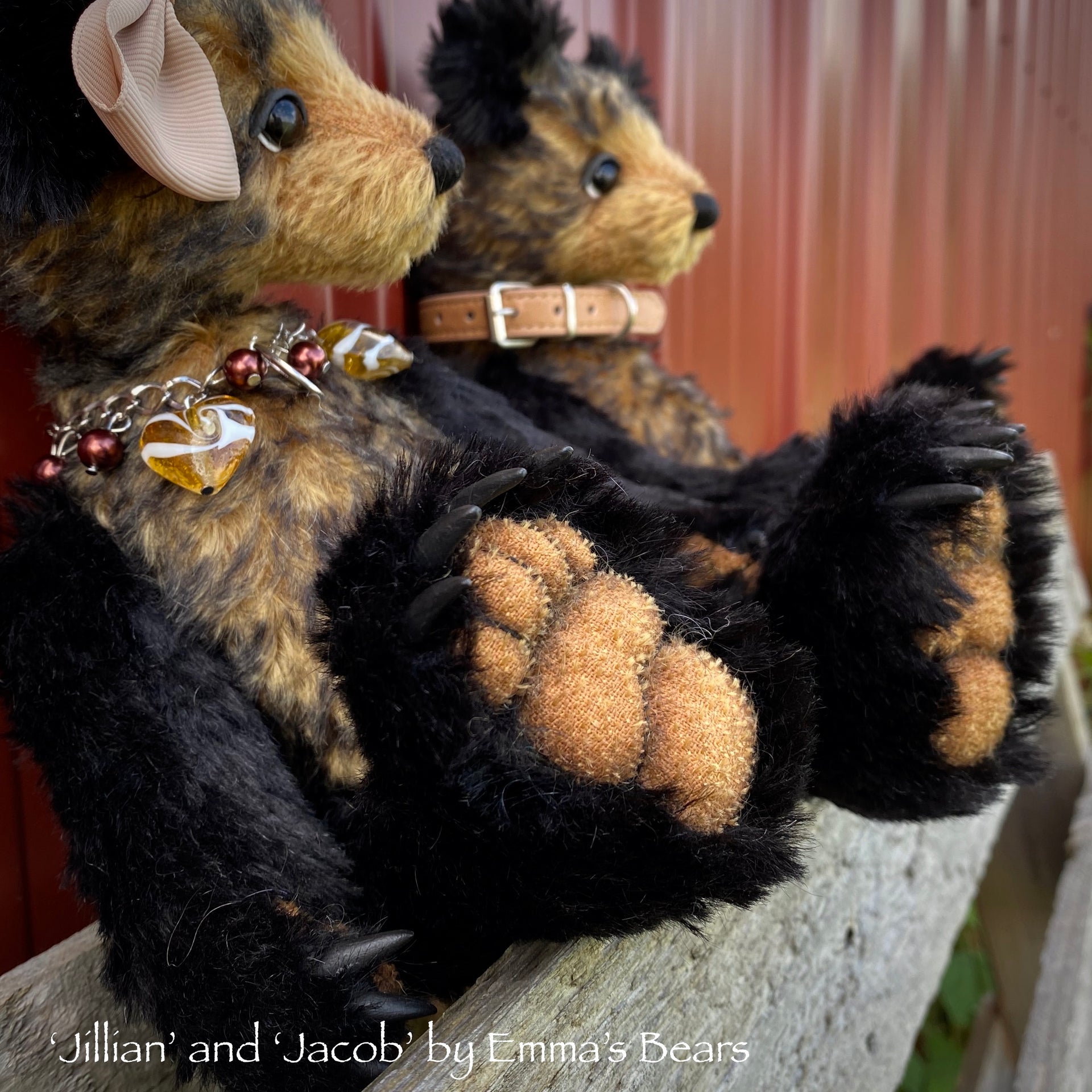 Jillian - 12" Mohair Artist Bear by Emmas Bears - OOAK