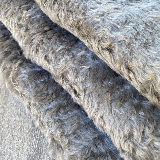 Otto - Grey Curly Kid Mohair