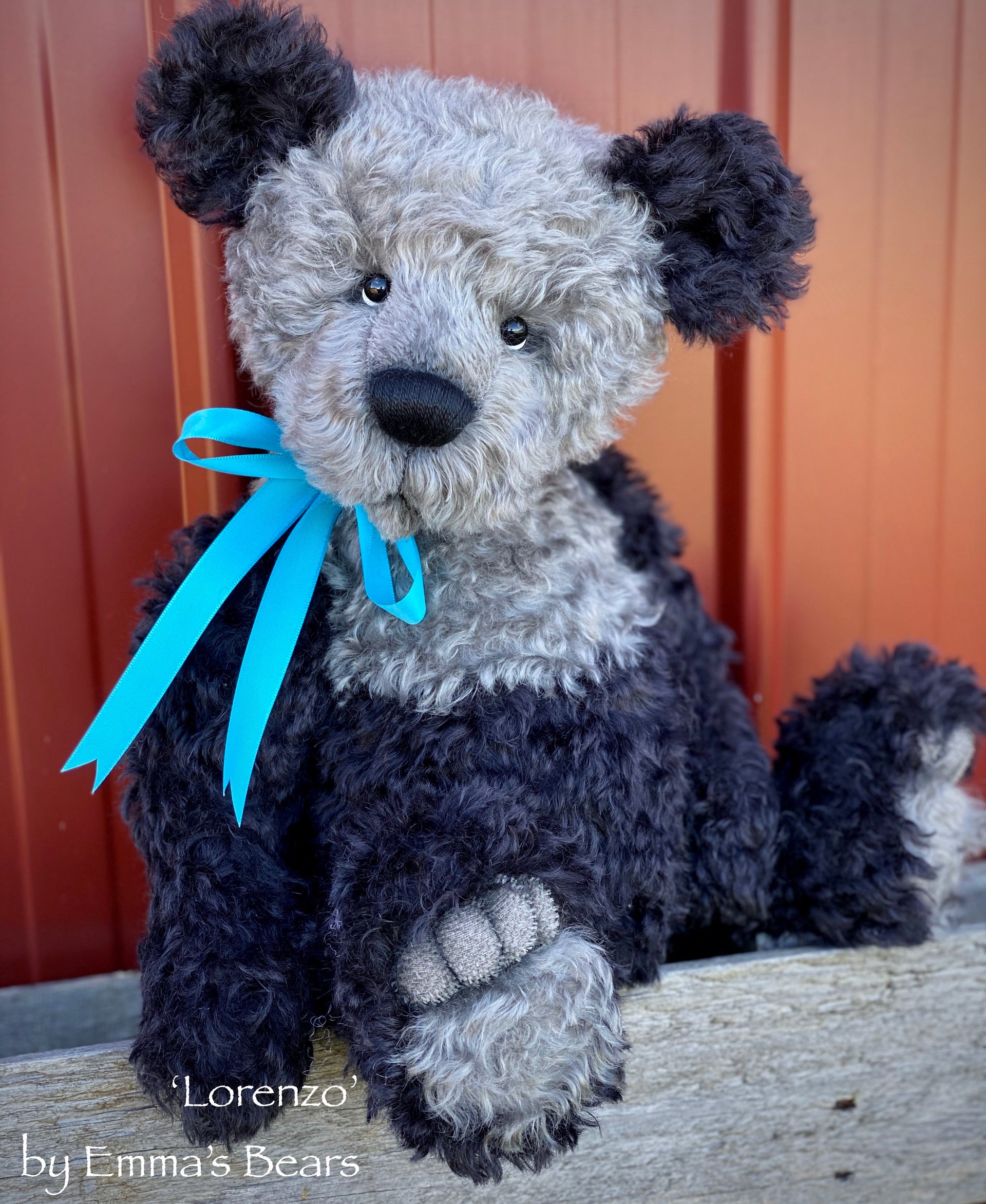 Otto - Grey Curly Kid Mohair