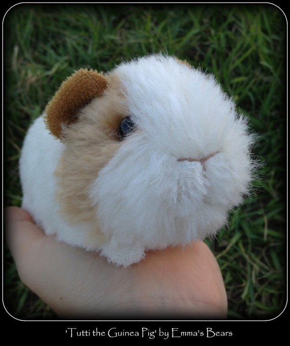 Digital PATTERN - Realistic Guinea Pig Soft Sculpture