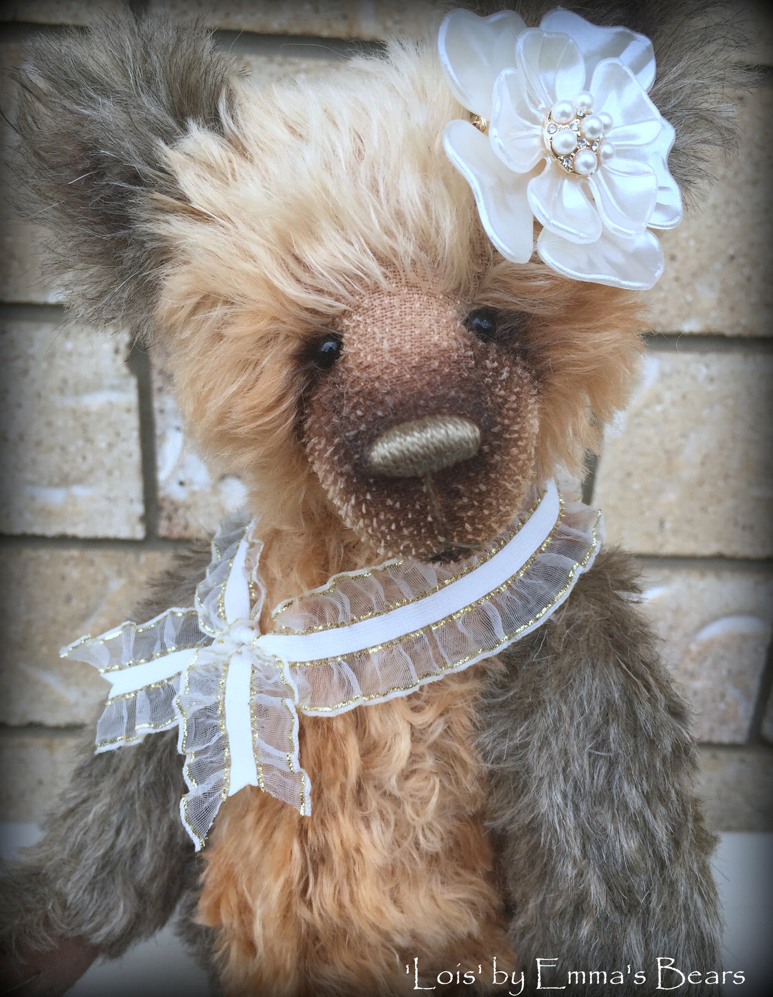 Lois - 13" mohair artist bear  - OOAK by Emma's Bears
