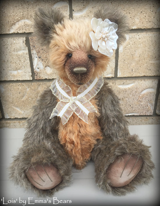 Lois - 13" mohair artist bear  - OOAK by Emma's Bears